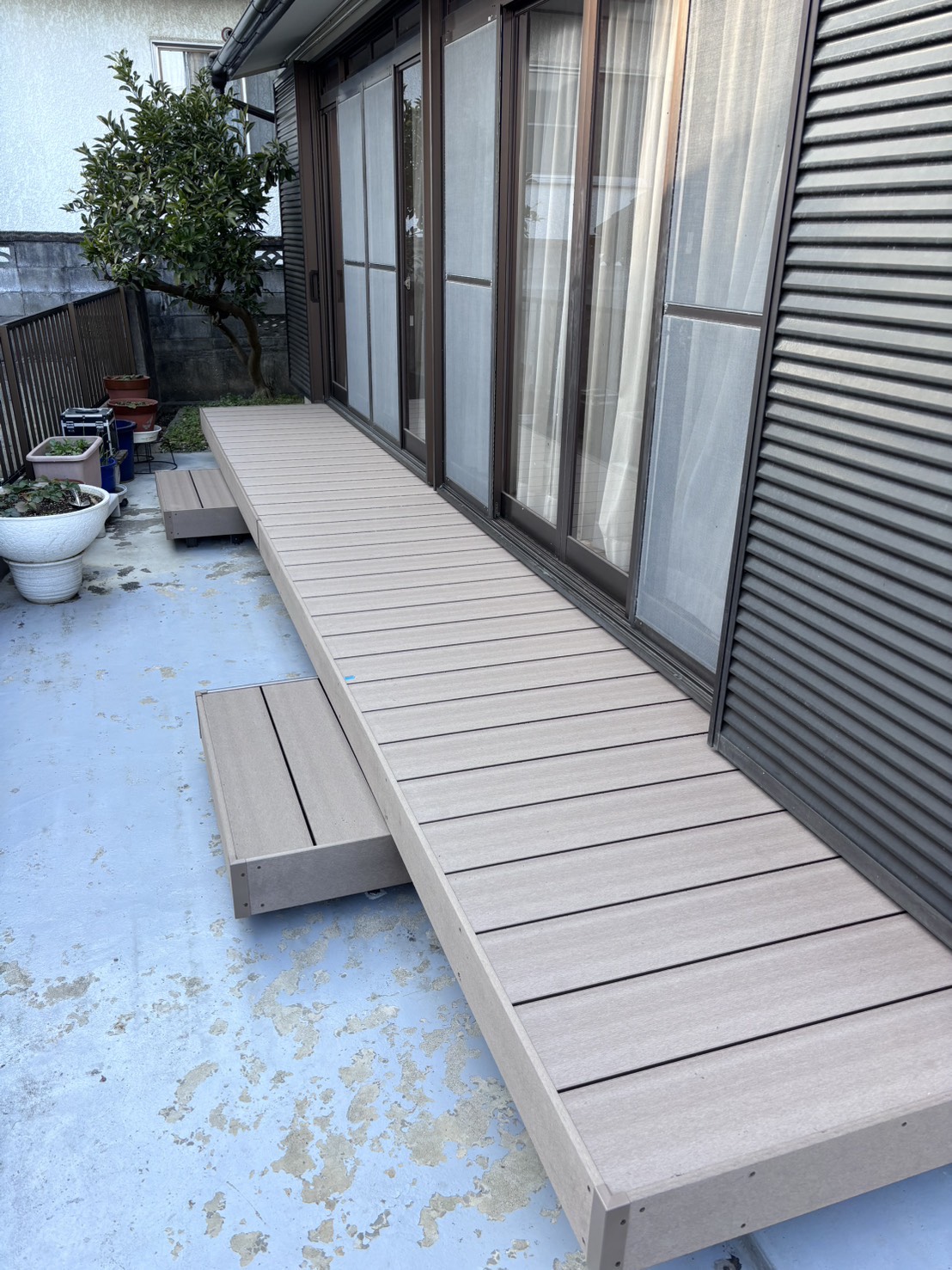 名古屋市K様邸ウッドデッキ改修工事